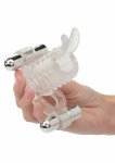 CalExotics Endless Desires Couples Enhancer podwójny pierścień intymny z wibracjami TPR