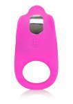CalExotics Silicone Rechargeable Teasing Enhancer pierścień wibrujący USB, 7 trybów