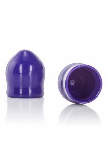 Mini Nipple Suckers CalExotics – kompaktowe nakładki prożniowe PVC, 2 sztuki, ergonomiczne