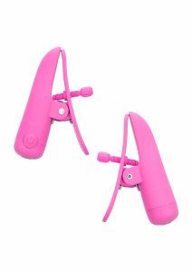 Nipplettes Nipple Play – regulowane wibrujące klamry, 10 trybów, USB, wodoodporność IPX7