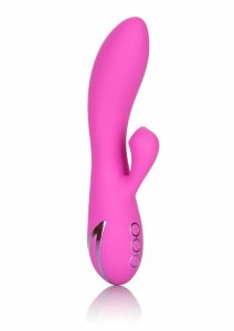CalExotics Malibu Minx silikonowy masażer z funkcją ssania i wibracji, fioletowy, USB