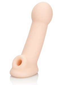 CalExotics Ultimate Extender PureSkin elastyczny rękaw intymny z paskiem, 20 cm, wydłużenie