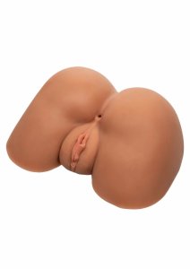 CalExotics Stroke It Life Size Ass – anatomiczny model intymny TPE, 3,2 kg, dwie komory