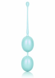 CalExotics Weighted Kegel Balls – silikonowe kulki do ćwiczeń mięśni Kegla, fioletowe, 80g