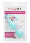 CalExotics Weighted Kegel Balls – silikonowe kulki do ćwiczeń mięśni Kegla, fioletowe, 80g