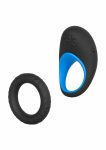 CalExotics Link Up Max pierścień intymny z 10 trybami wibracji, podwójny system Ultra-Soft Rings, USB