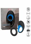 CalExotics Link Up Max pierścień intymny z 10 trybami wibracji, podwójny system Ultra-Soft Rings, USB