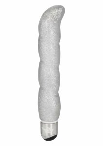 CalExotics Screwnicorn G-Spot Vibrator spiralny masażer z brokatowym wykończeniem, 10 funkcji, blokada podróżna