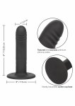 Boundless 6 inch Ridged sonda silikonowa z przyssawką, teksturowana powierzchnia 15,25 cm
