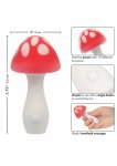 CalExotics Naughty Bits Muff Shroom Playful Massager mini masażer 10 trybów, fioletowy, silikon medyczny