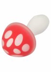 CalExotics Naughty Bits Muff Shroom Playful Massager mini masażer 10 trybów, fioletowy, silikon medyczny