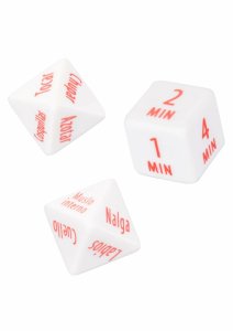 Tempt & Tease Dados - Spanish zestaw 2 kostek do gry dla par, napisy hiszpańskie