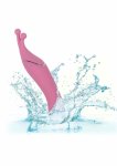 CalExotics Tempt And Tease Kiss dwustronny masażer wibracyjny 7 trybów, silikonowy, fioletowy