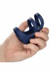 Viceroy Rechargeable Triple Cock Cage silikonowy system pierścieni wibrujący, 10 trybów, USB