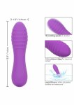 CalExotics Bliss Ripple masażer silikonowy 10 trybów, IPX7, USB, czarny, wypustki
