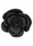 Forbidden Rose Anal Plug Large silikonowy korek z dekoracyjną rożą, rozmiar duży