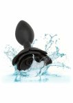 Forbidden Rose Anal Plug Large silikonowy korek z dekoracyjną rożą, rozmiar duży