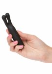 Raven Charmer mini masażer silikonowy, 10 trybów, 2 ruchome końcówki, wodoodporny IPX7