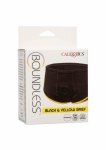 Boundless Brief Black & Yellow komfortowe majtki z systemem mocowania, czarne z żółtym
