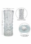 Cyclone Dual Chamber Stroker XL przezroczysta maszyna intymna z systemem podwójnych komór