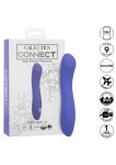 CalExotics Connect Contour G silikonowy model z aplikacją, anatomiczny kształt, 9 trybów, fioletowy