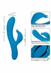 Azure Collection Flutter G masażer z podwójnym silnikiem, 12 trybów, IPX7, fioletowy