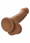 CalExotics Dual Density Silicone Stud 5” anatomiczny model z przyssawką, silikon dual density
