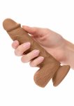 CalExotics Dual Density Silicone Stud 5” anatomiczny model z przyssawką, silikon dual density