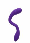 CalExotics Pretty Little Wands Charmer masażer osobisty silikonowy dwustronny 10 trybów fioletowy