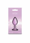 NS Novelties Iridescent Pink Small aluminiowy korek anatomiczny chromowany lekki różowy