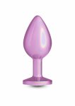 NS Novelties Iridescent Pink Medium aluminiowy korek anatomiczny średni różowy opalizujący