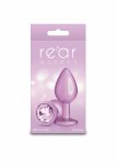 NS Novelties Iridescent Pink Medium aluminiowy korek anatomiczny średni różowy opalizujący
