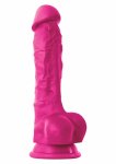NS Novelties Pleasures Dildo 7 inch model anatomiczny silikonowy satynowa powierzchnia 18 cm
