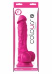 NS Novelties Pleasures Dildo 7 inch model anatomiczny silikonowy satynowa powierzchnia 18 cm