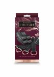 NS Novelties Bondage Couture Tiedown Straps eleganckie granatowe pasy mocujące regulowane
