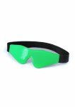 NS Novelties Electra Blindfold neoprenowa maska na oczy czarna z regulacją