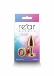 NS Novelties Rear Assets Petite aluminiowy korek chromowany srebrny 6,6 cm