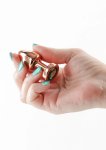 NS Novelties Rear Assets Petite aluminiowy korek chromowany srebrny 6,6 cm