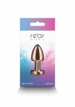 NS Novelties Rear Assets Petite aluminiowy korek chromowany srebrny 6,6 cm
