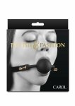 Fetish & Fashion Carol Gag regulowany pasek z kulką PU, czarny