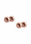 NS Novelties Nipple Clamps M1 regulowane klamry z silikonowymi końcówkami, metal bez niklu