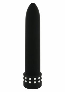 Diamond Vibrator wielofunkcyjny model ABS, srebrny z transparentną nakrętką, regulacja intensywności