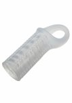 CalExotics Performance Maxx Liquid Silicone dwustronny rękaw anatomiczny, żebrowany, silikonowy