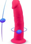 Silex-D Model 2 7.5" silikonowy anatomiczny z przyssawką, cielisty, termo-reaktywny