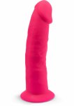 Silex-D Model 2 7.5" silikonowy anatomiczny z przyssawką, cielisty, termo-reaktywny