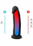 Silex-D Model 2 9" silikonowy anatomiczny z przyssawką, termo-reaktywny, SILEXPAN