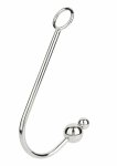 Mr. Steel Anal Hook Double Balls 25+40mm stal nierdzewna, hak z dwoma kulkami
