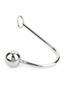 Mr. Steel Bondage Hook Ball 40 mm stal nierdzewna, ergonomiczny hak z uchwytem