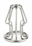 Mr. Steel Trapezoid Small stalowy korek anatomiczny, lekka otwarta konstrukcja geometryczna
