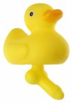 Bath Duck Classic Yellow kaczka do kąpieli, klasyczny żółty model z nietypowym akcentem